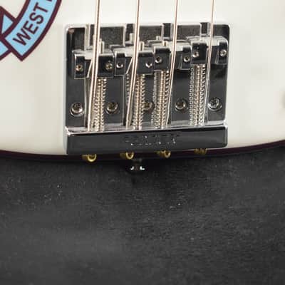 Fender Steve Harris Precision Bass Olympic White Maple Fingerboard image 5