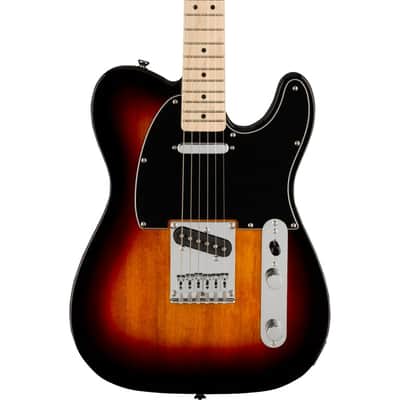 Squier Affinity Telecaster with Maple Fretboard, String Through Body 2021 - Present 3-Tone Sunburst image 4