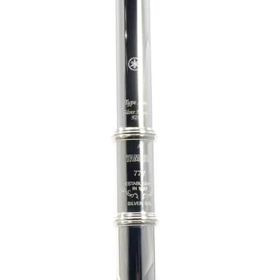 Yamaha Model YFL-777HCT Artist Solid Silver Professional Flute MINT CONDITION image 3