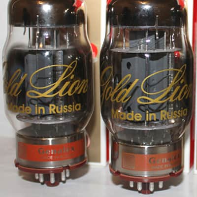 Matched Pair Genalex Gold Lion KT88 tubes, BRAND NEW in Box ! image 1