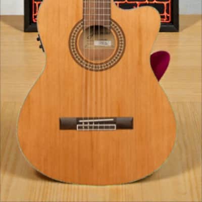 Jasmine JC27CE-NAT Nylon String Acoustic Electric Classical Guitar. Natural Finish image 2