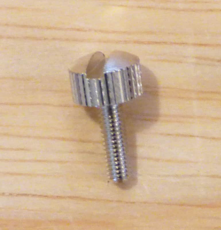 Boss Pedal Vintage Silver Screw Replacement Thumb Screw - Genuine OEM Boss Part - Brand New! image 1