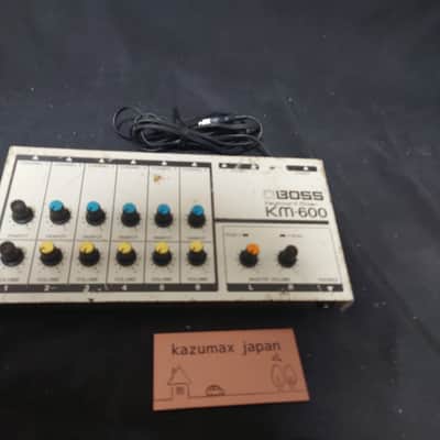BOSS KM-600 Vintage 6 Channel Keyboard Mixer Analog Audio Mixer Japan Tested image 3