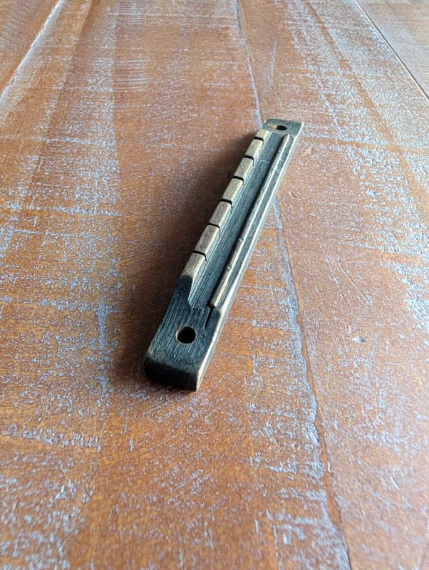 Silvertone Harmony Flat Top Guitar Bridge Vintage 1960s Nice Shape! image 1