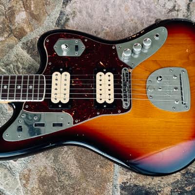 Fender Kurt Cobain Road Worn Jaguar 2012 - 2015 - 3-Color Sunburst image 1