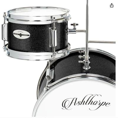 🎸3 Piece Junior Size Acoustic Drum Kit with Snare, Cymbal, and Throne🎸 image 4