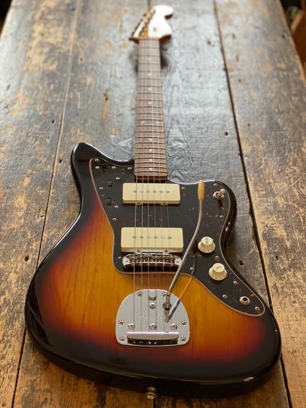 Fender Japan Jazzmaster 1966 Reissue MIJ JD-Serial 2016 Three Tone Sunburst image 1