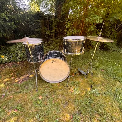 Ajax, Stratford & Besson drum kit Boosey & Hawkes 1960 - Black diamond pearl image 2