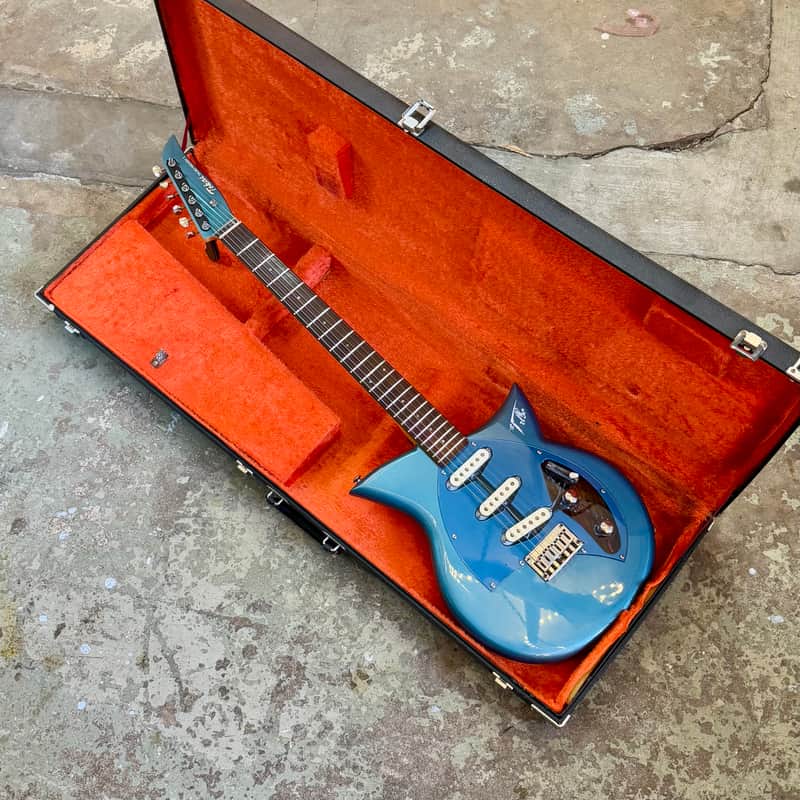 Tokai Talbo Woody I 1980's - Turquoise original vintage MIJ Japan