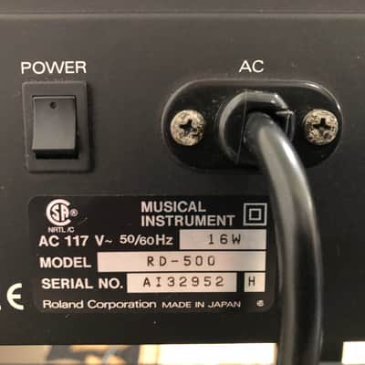 Roland RD-500 88-Key Digital Piano with weighted hammer-action keys, Black - includes Roland PB-450 bench image 9
