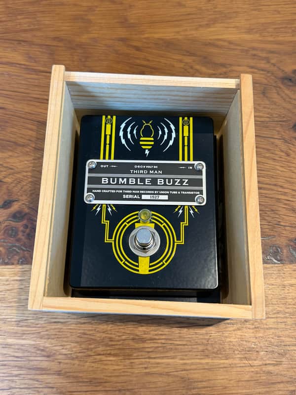 Third Man Records Union Tube & Transistor Bumble Buzz Pedal 2020 - Black image 1