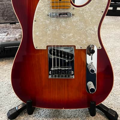 American Ultra Telecaster, Maple Fretboard Plasma Red Burst image 4