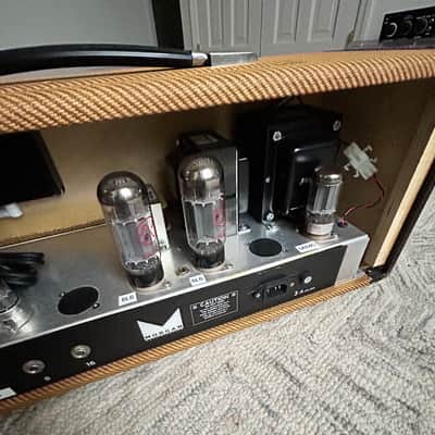 Morgan Amplification Goat JS40 Tube Head Super Reverb w/ 3 knob Spring Reverb Rare ! - Tweed image 12