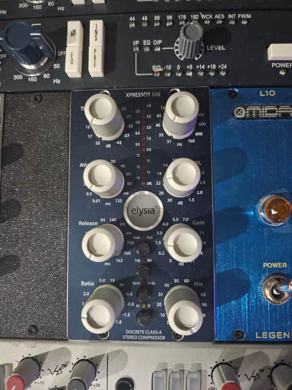 Elysia xpressor 500 Series Discrete Class-A Stereo Compressor Module 2010s - Blue image 1