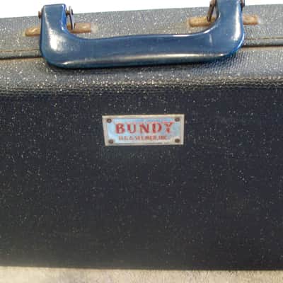 Bundy Vintage trombone made by Selmer in the USA  brass 1960 image 12