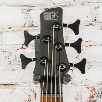 Ibanez SR305EBLWK - SR Standard 5 String Electric Bass Guitar - Left Handed - Weathered Black image 5