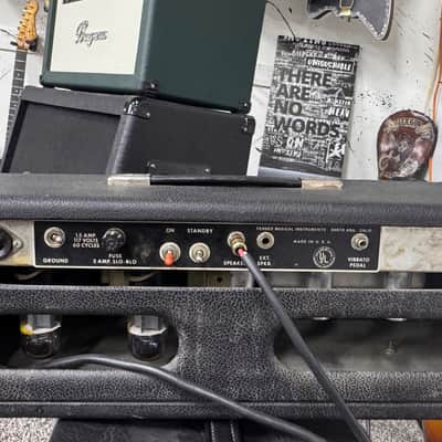 1968 Fender Bandmaster Drip Edge – AB763 Circuit – Early Silverface – Vintage Tube Head image 2