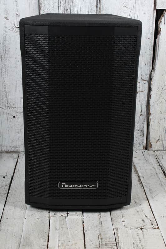 Powerwerks PWR10 Powered Speaker 10 Inch 600 Watt Speaker Cabinet Black image 1