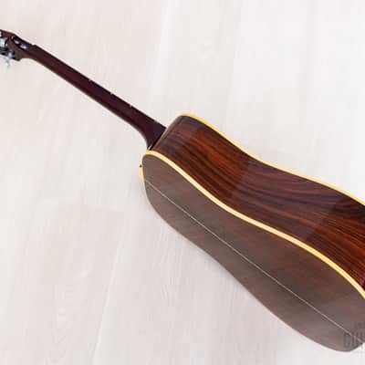 1976 Guild D-50 Bluegrass Special Vintage Dreadnought Acoustic Guitar Sunburst w/ Case, USA Westerly image 17