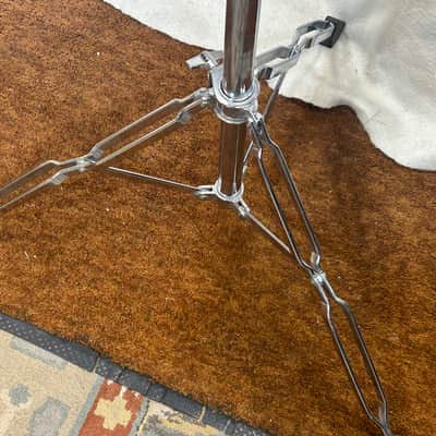 Tama Red Label Double Tom Clip Mount Stand (1274-TTS-186) 80's - chrome image 11