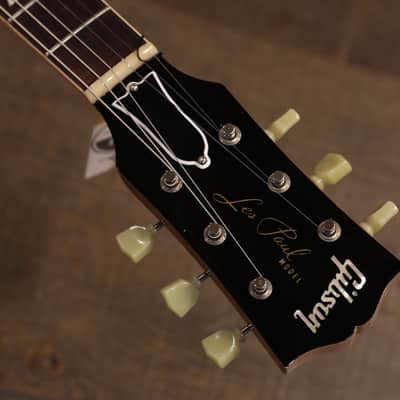 2012 Gibson Les Paul Custom Shop Standard 1957 Reissue Lefty Electric Guitar Gold + COA OHSC image 11
