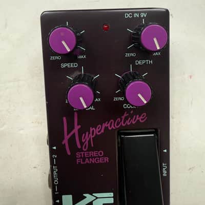 Vesta Fire Hyperactive Stereo Flanger Vintage Guitar Effect Pedal MIJ Japan image 2