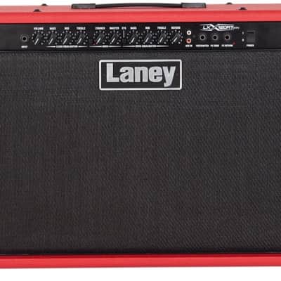 Laney LX120RTRED 120W 2×12? Twin Ch. Elec. Guitar Combo- RED image 2