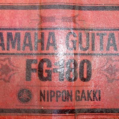 1972 Yamaha FG180 Red Label Nippon Gakki image 24