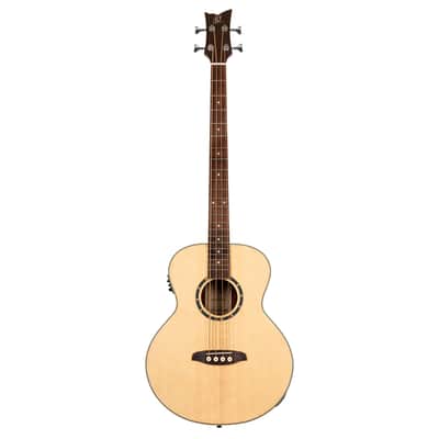 Ortega D7E-4 Deep Series 7 Spruce Top Mahogany Neck Medium Scale 4-String Acoustic-Electric Bass Guitar image 2