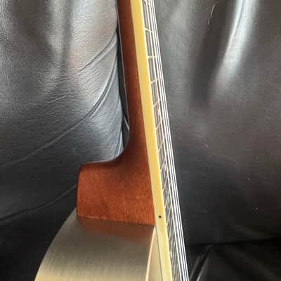 Gold Tone Concert ResoUkulele 2020’s - Polished satin silver colored brushed brass image 5