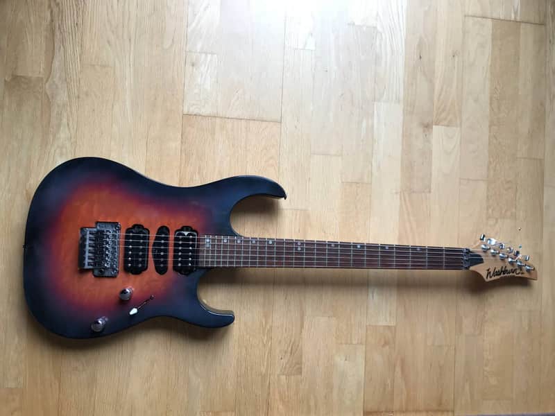 Washburn Mercury MG-104 Prototype 1992 Vintage Sunburst image 1