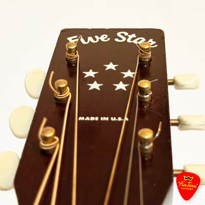 1968 Five Star Harmony-made Parlor Guitar Sunburst Acoustic – “Athena” image 16