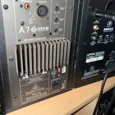 ADAM Audio A7 Active Nearfield Monitor (Single) 2000s - Black (for parts) image 2