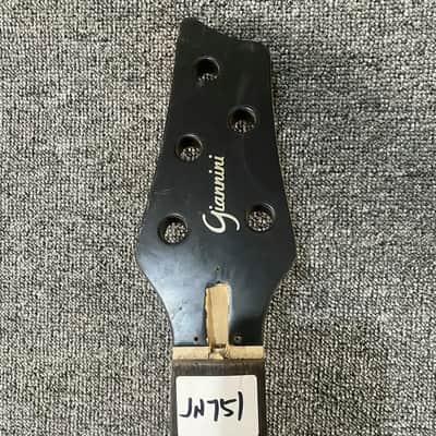 Giannini 5 String Bass Black Maple Neck and Rosewood 24 Frets Fingerboard image 5