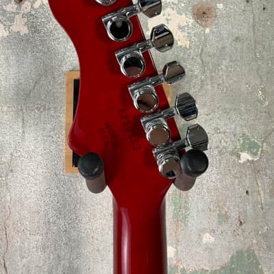 Harmony Comet with Rosewood Fretboard - Trans Red image 7