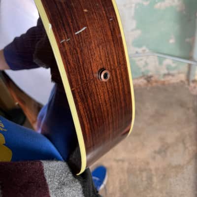 Alvarez Masterworks MF70ce Folk/OM Acoustic Electric Guitar with Cutaway - Natural image 15