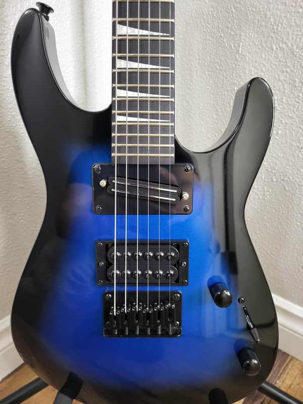 Jackson JS Series JS1X Dinky Minion Modified 2018 - 2021 Metallic Blue Burst image 1