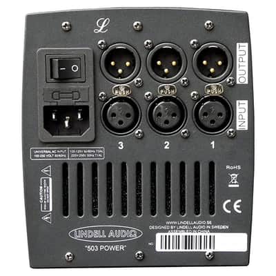 Lindell Audio 503 POWER 3-Slot 500 Series Chassis 800 mA per Slot, 48V Phantom image 3
