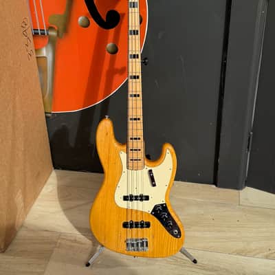 Fender Jazz Bass 1973 - beautiful Natural Ash finish w/a 4-Bolt Black/Bound Maple Neck ! image 2