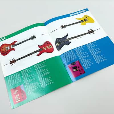 B.C. Rich Guitar Catalog. Warlock, Bich, Mockingbird, Eagle, Wave, Supreme, and Stealth. 1983 image 3