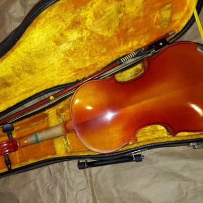 Suzuki model RR101 size 1/4 violin, Japan 1977, with case & bow, Very Good Cond image 3