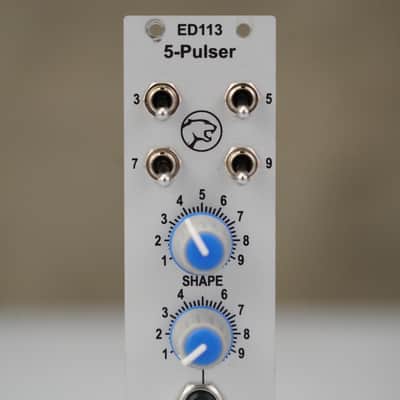 Elby Designs ED113 5-Pulser Eurorack Module w/ Tiptop Stackcables #58597 image 5
