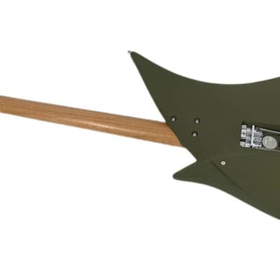 Teuffel Guitars Niwa Custom 2022 Olive / Ziricote (Excellent + Condition) image 6
