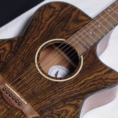 DEAN Axcess Caidie Exotic Cutaway acoustic electric guitar NEW w/ Case image 5