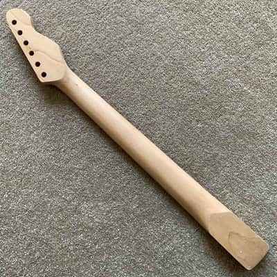 Red Left Handed Maple Wood Guitar Neck, 22 Frets Rosewood Fingerboard Fretboard image 2