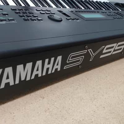 Yamaha SY99 Synthesizer 1991 Black 76-Keys - Hybrid FM/AFM & AWM2 Synthesis 32-Voice Workstation image 3