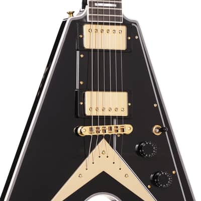 Gibson Custom Shop Flying V Custom Ebony Gloss image 5