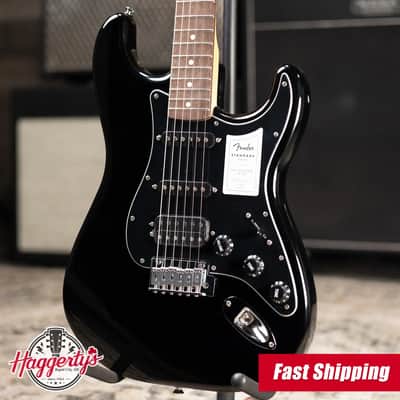 Fender Standard Stratocaster HSS Electric Guitar - Black image 1