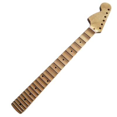 Full Scalloped Maple Guitar Neck,22-Fret Reverse Headstock image 2