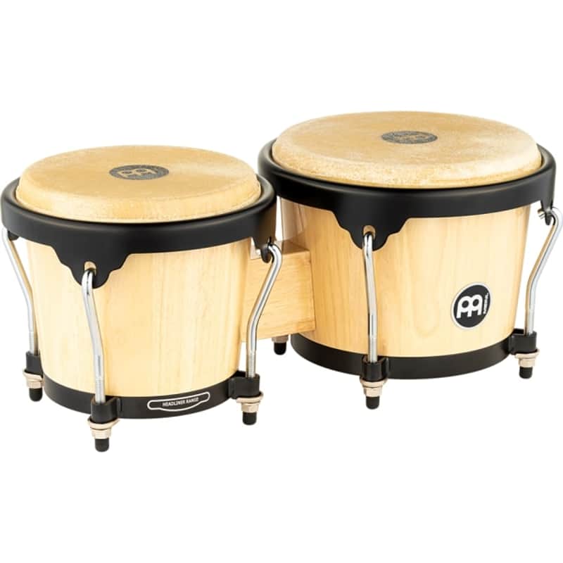 Meinl Percussion Headliner Series Wood Bongo, Natural image 1